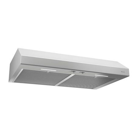Broan-Nutone 36-Inch Convertible Under-Cabinet Range Hood, ENERGY STAR, 300 CFM, Contemporary Style in White BCSEK136WW